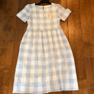 Blue gingham dress purchased from Citrus&Lemon